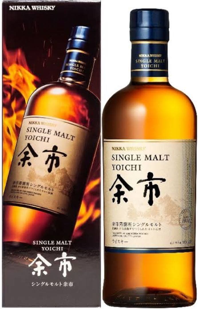 余市 シングルモルトウイスキー 箱入