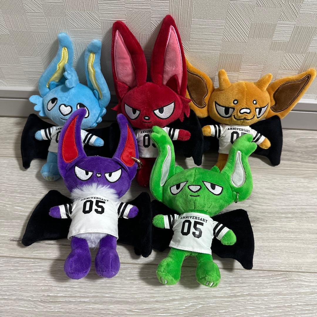 BB5 5周年ぬいぐるみ5体