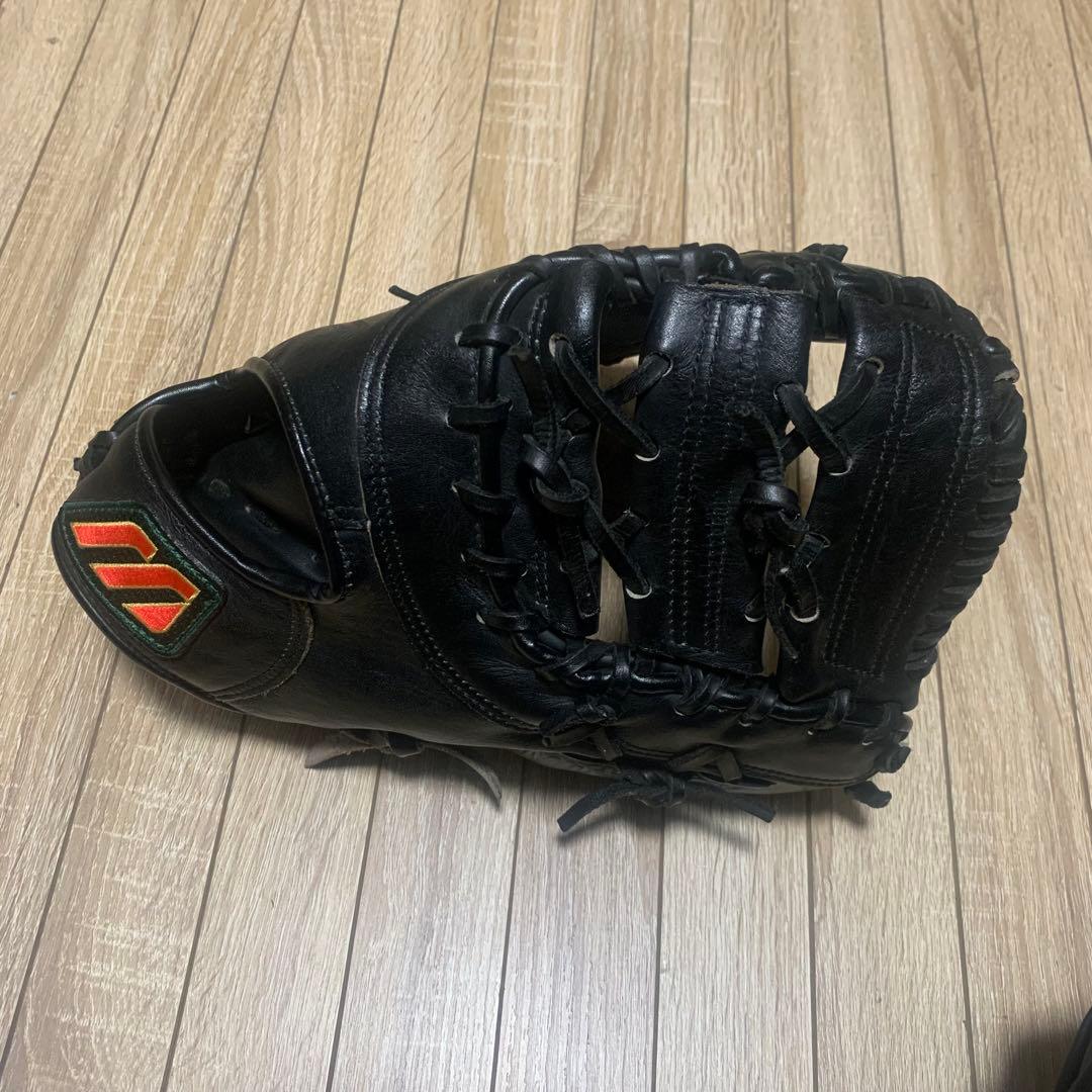 ミズノ ビューリーグ ファーストミット　軟式用　赤ビュー　ビックM 右投げ用