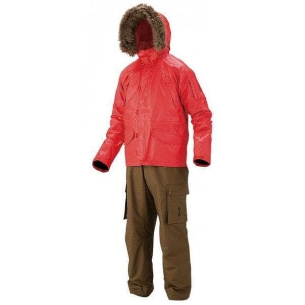 がまかつ ライトフィールドスーツ レッド 2L LL フィッシングスーツ メンズ