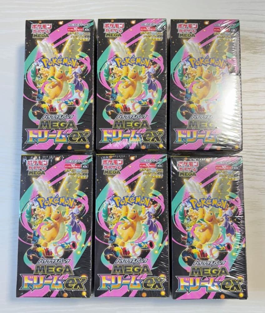 ポケモンカード ハイクラスパック MEGA ドリームex 6box