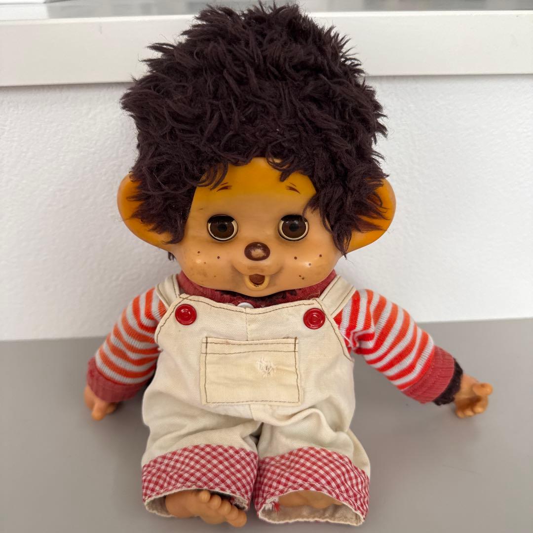 【超レア品　モンチッチ】〈昭和レトロ品〉※『まごころの人形』タグ付き〈中古品〉