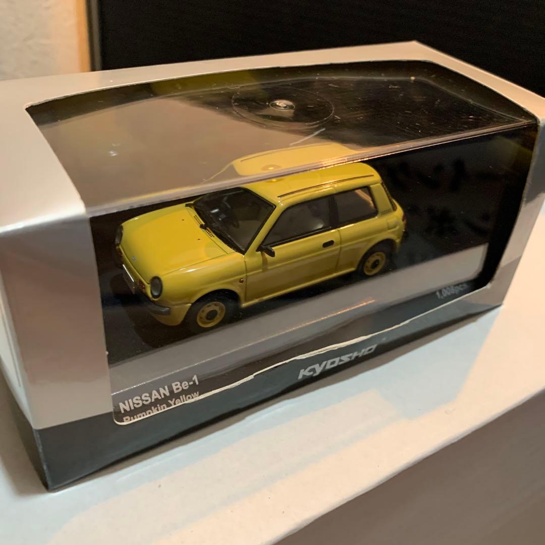 1/43  京商　日産Be-1  パンプキンイエロー