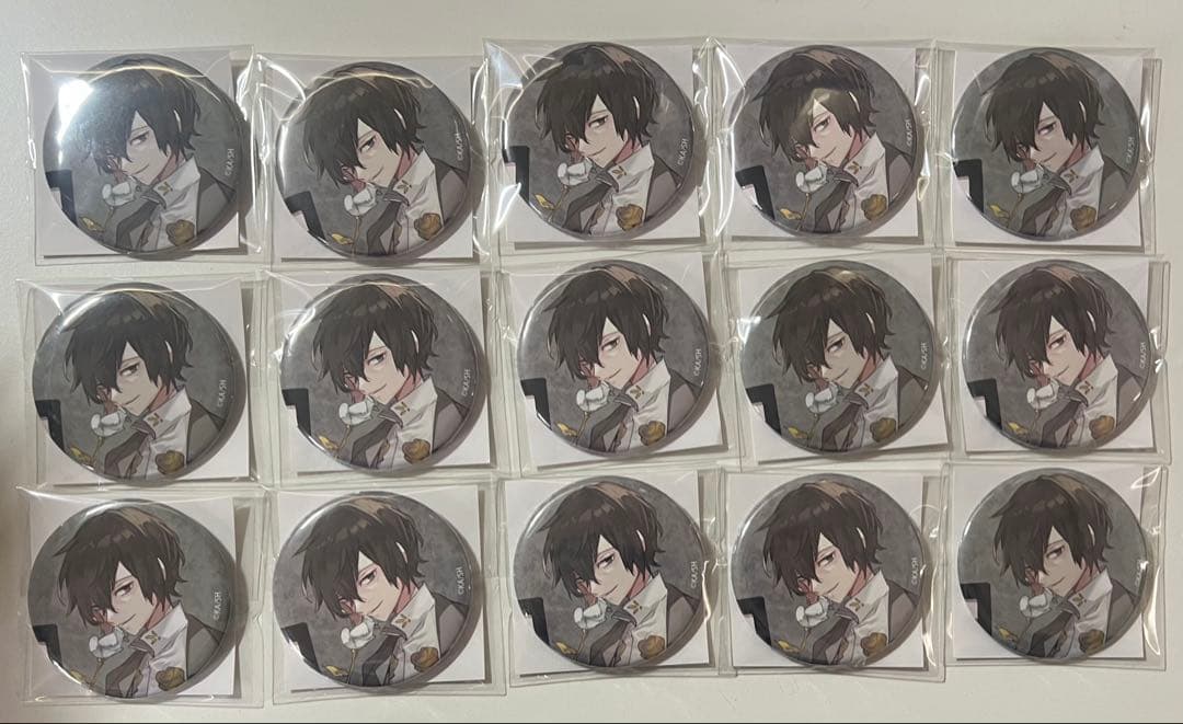 文豪ストレイドッグス 文スト 太宰治 10周年 缶バッジ