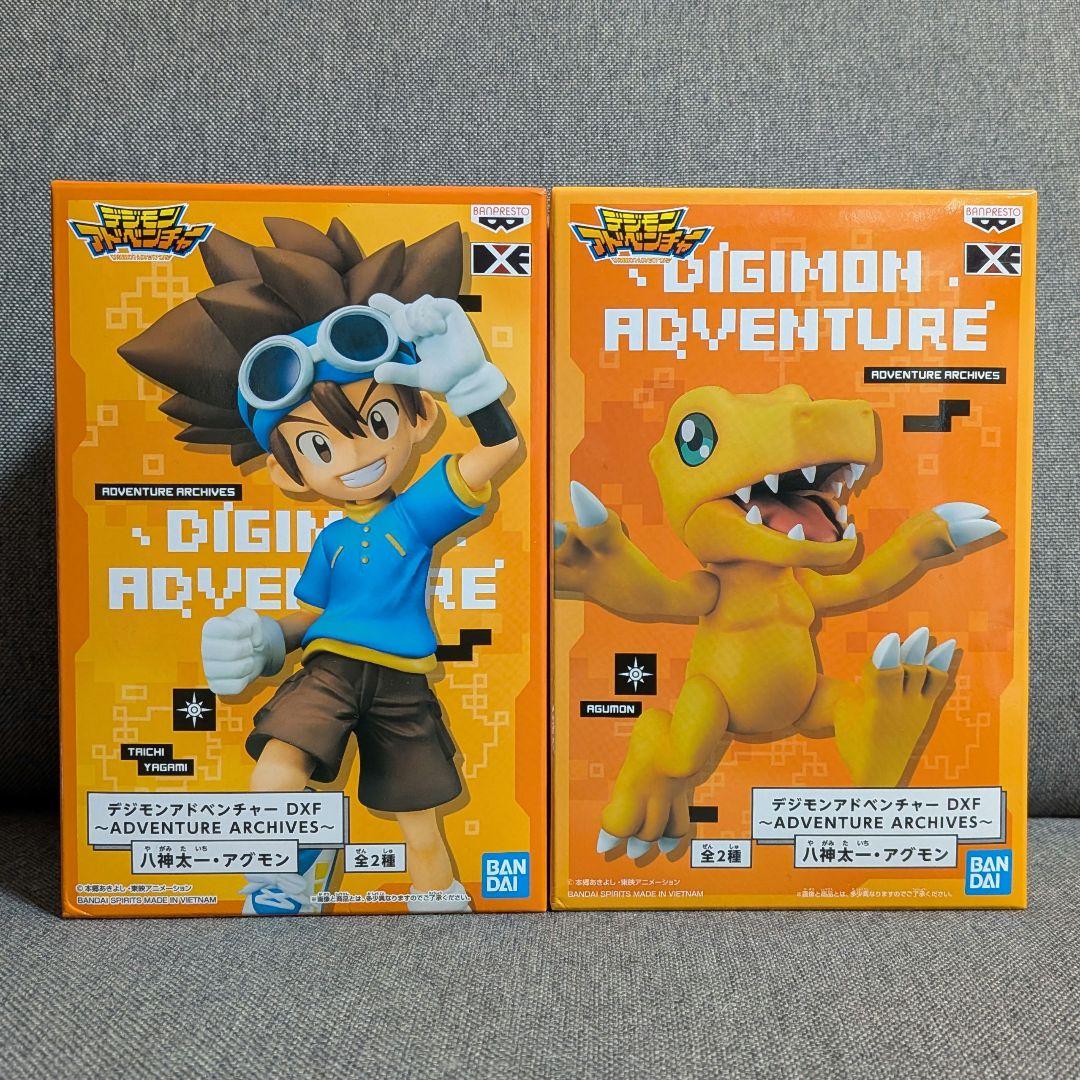 デジモン　フィギュア　DXF　アグモン　ガブモン　テイルモン　パタモン