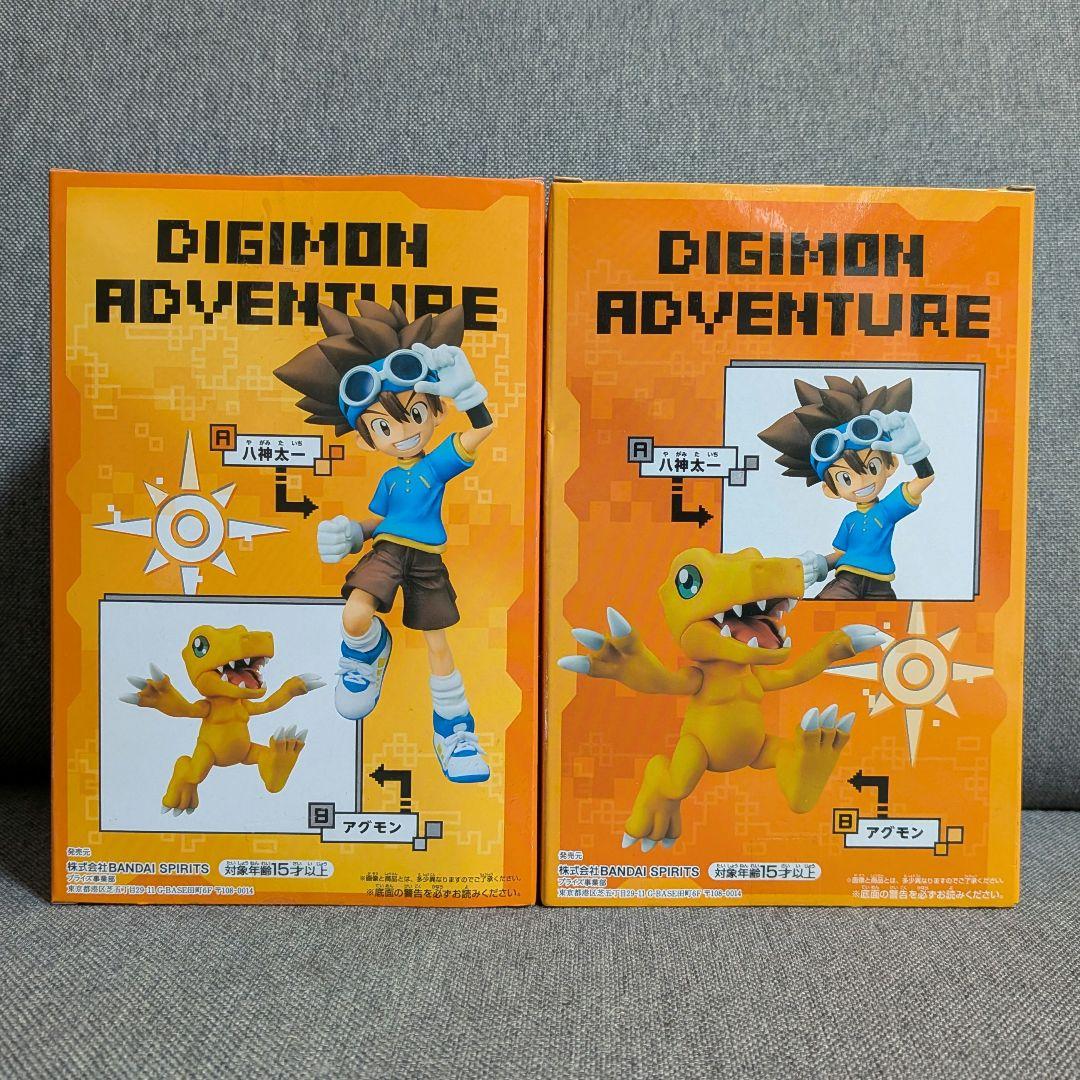 デジモン　フィギュア　DXF　アグモン　ガブモン　テイルモン　パタモン