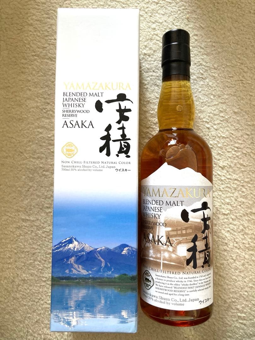 山桜 ブレンデッドモルトウイスキー安積 シェリーウッドリザーブ