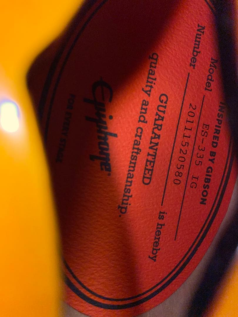 Epiphone ES-335 ビグスビー後付け