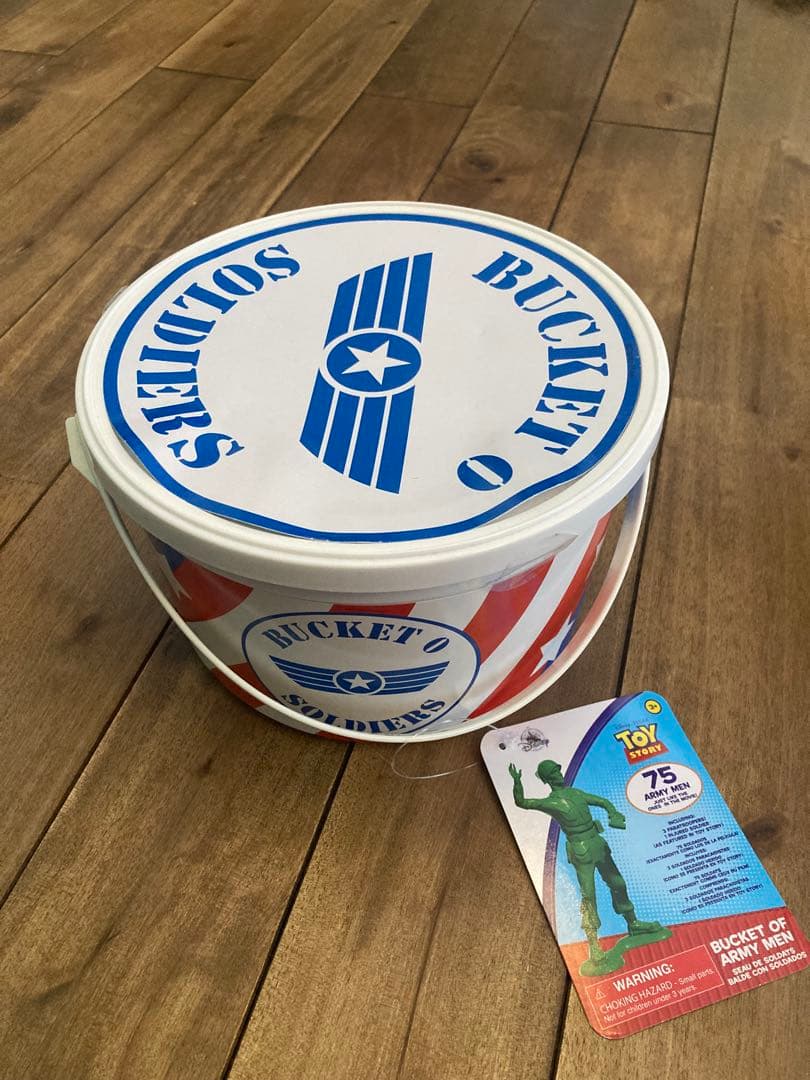 トイストーリー　バケットオブソルジャーズ　グリーンアーミーメン　レア　75体