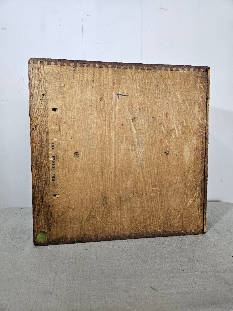 USアンティーク 木製のファイルキャビネット カードホルダー 卓上 書斎 引出し