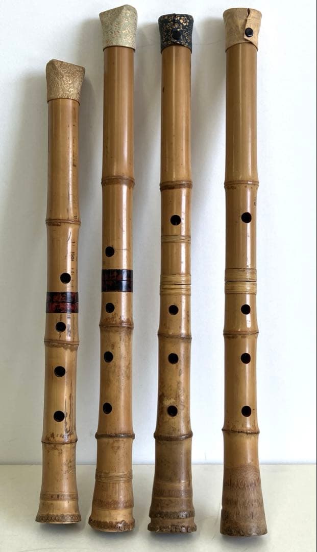 和楽器 尺八4本セット 後風（2本 俊風）