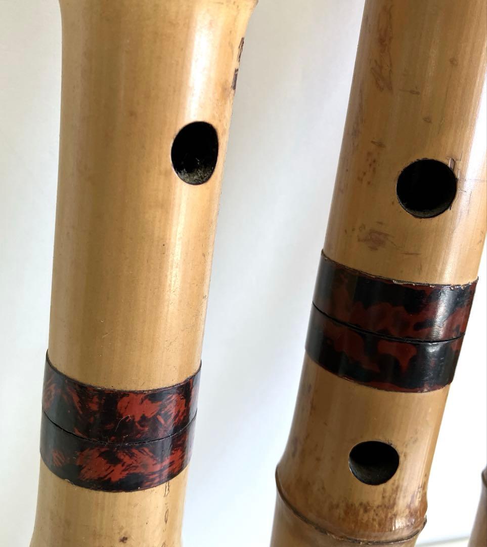 和楽器 尺八4本セット 後風（2本 俊風）