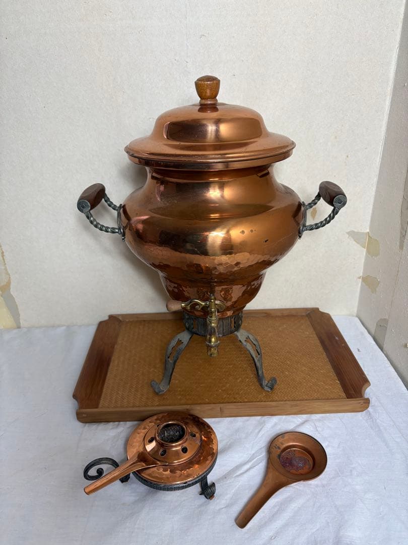 英国アンティーク 銅製ワインディスペンサー サーバー