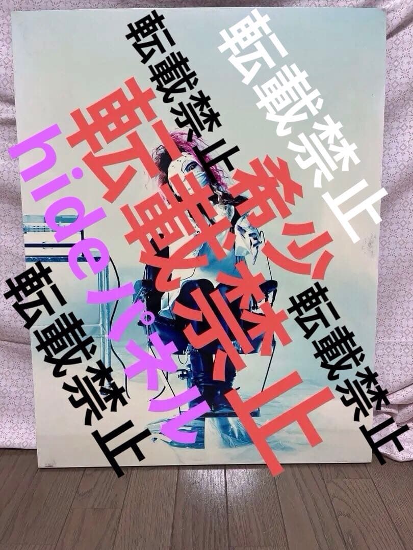 W*s様 【10月限定値下】レアhideグッズ　　写真パネル