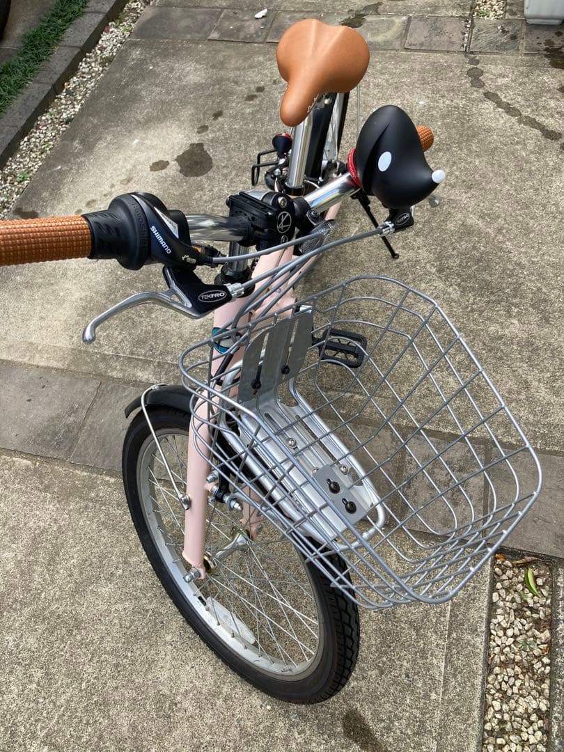 KhodaaBloom 20インチ　子供用自転車 ピンク 前カゴ付き