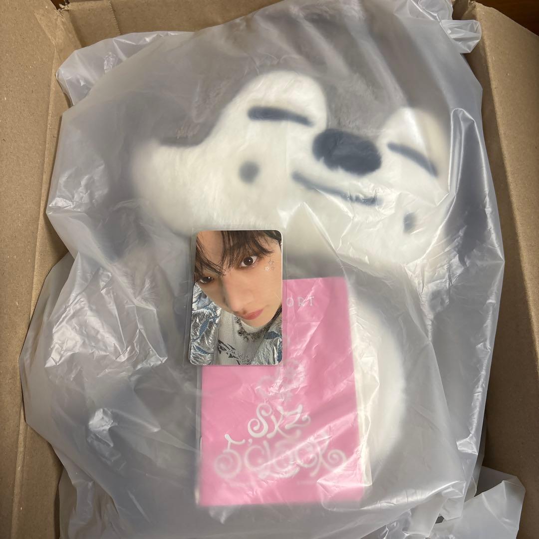 ウルフチャン　skzoo バンチャン　テディベア　teddy ぬいぐるみ　トレカ