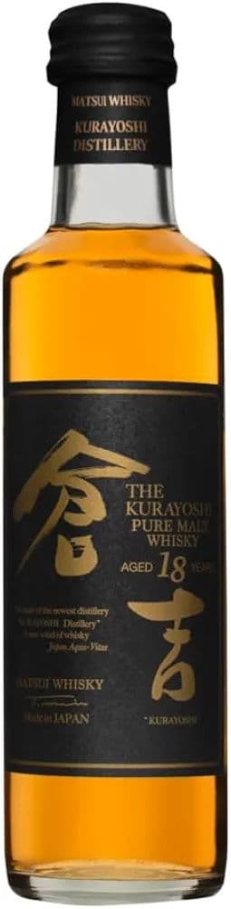 未開封新品KURAYOSHI AGED 18 ピュアモルトウイスキー 200ml