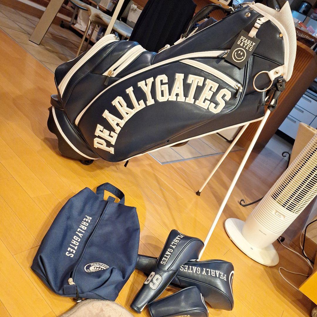 PEARLY GATES キャディバッグ 89 ネイビー