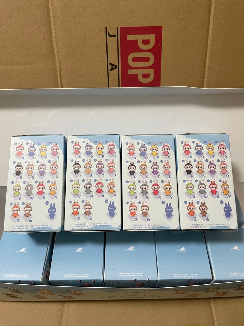 【正規品・未開封】Labubu Pin For Love N~Z 4ピース