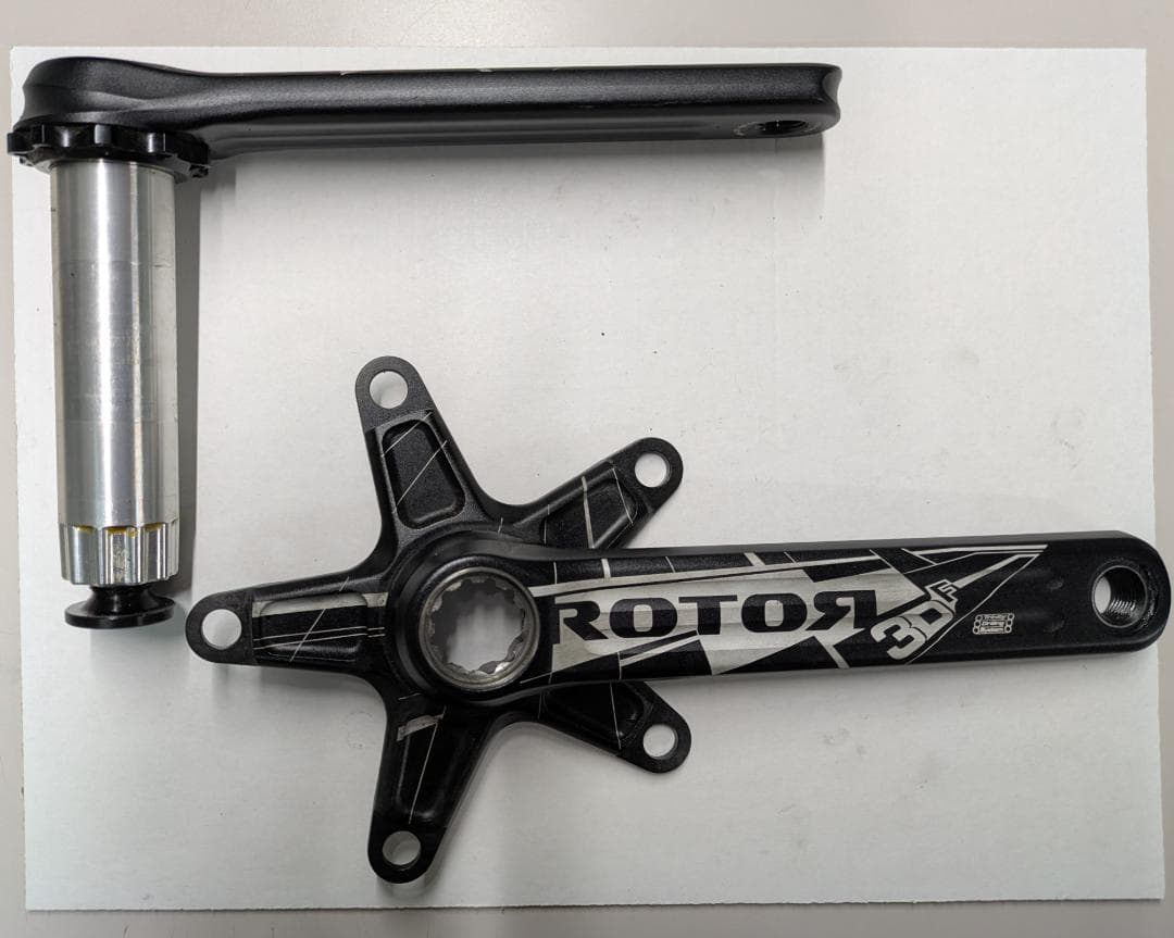 ROTOR 3DF road 175mm クランクセット