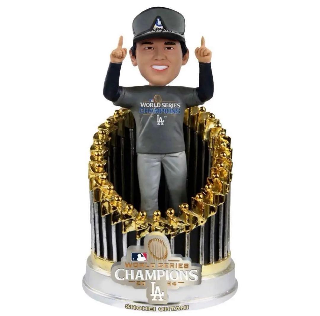 大谷翔平 2024ワールドシリーズチャンピオン記念トロフィー・インボブ