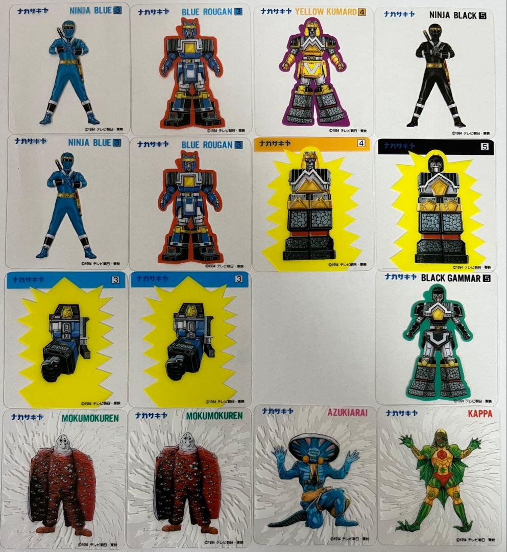 忍者戦隊カクレンジャーカード19枚まとめ売り