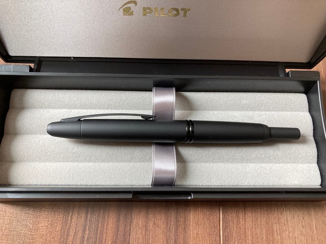 キャップレス万年筆　マットブラック　EF 極細