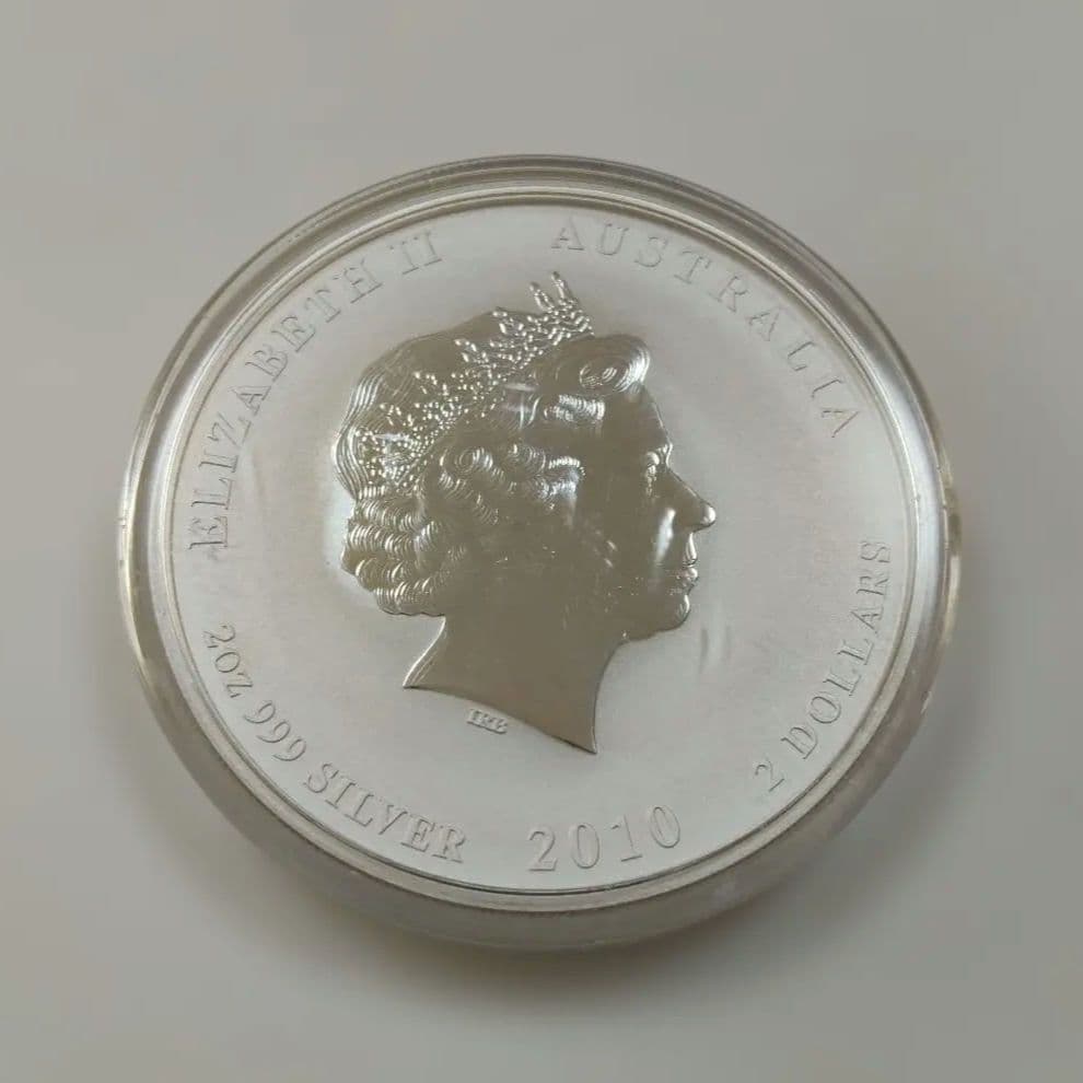 銀　シルバー　オーストラリア 2ドル　2010年 2オンス