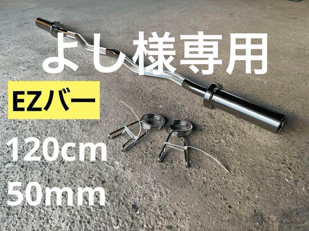 【よし】EZバー、ダンベルプレート10kg×2