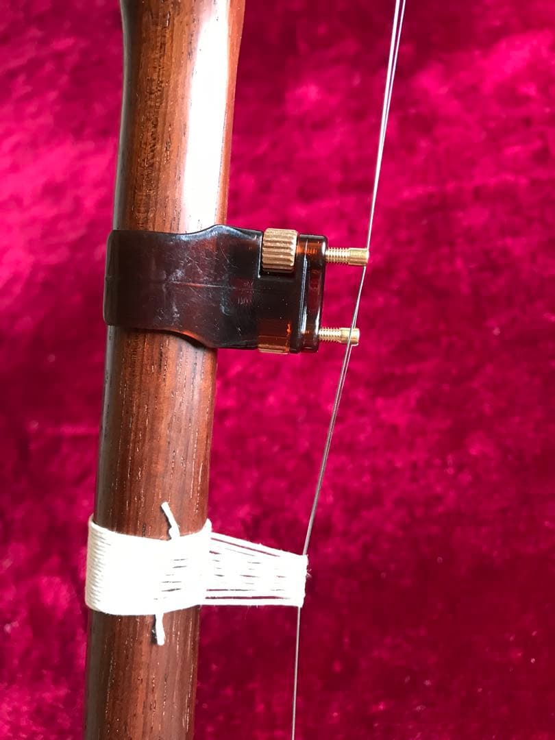 二胡★上級明清・老紅木★本格錦蛇皮★古月琴坊・万其興製作★プロ演奏級★十年保証