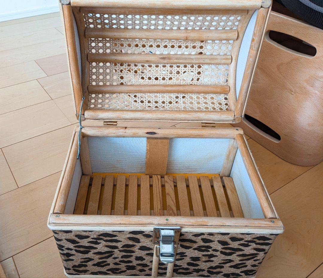 うさぎ　小動物用　キャリーケース　ラタン