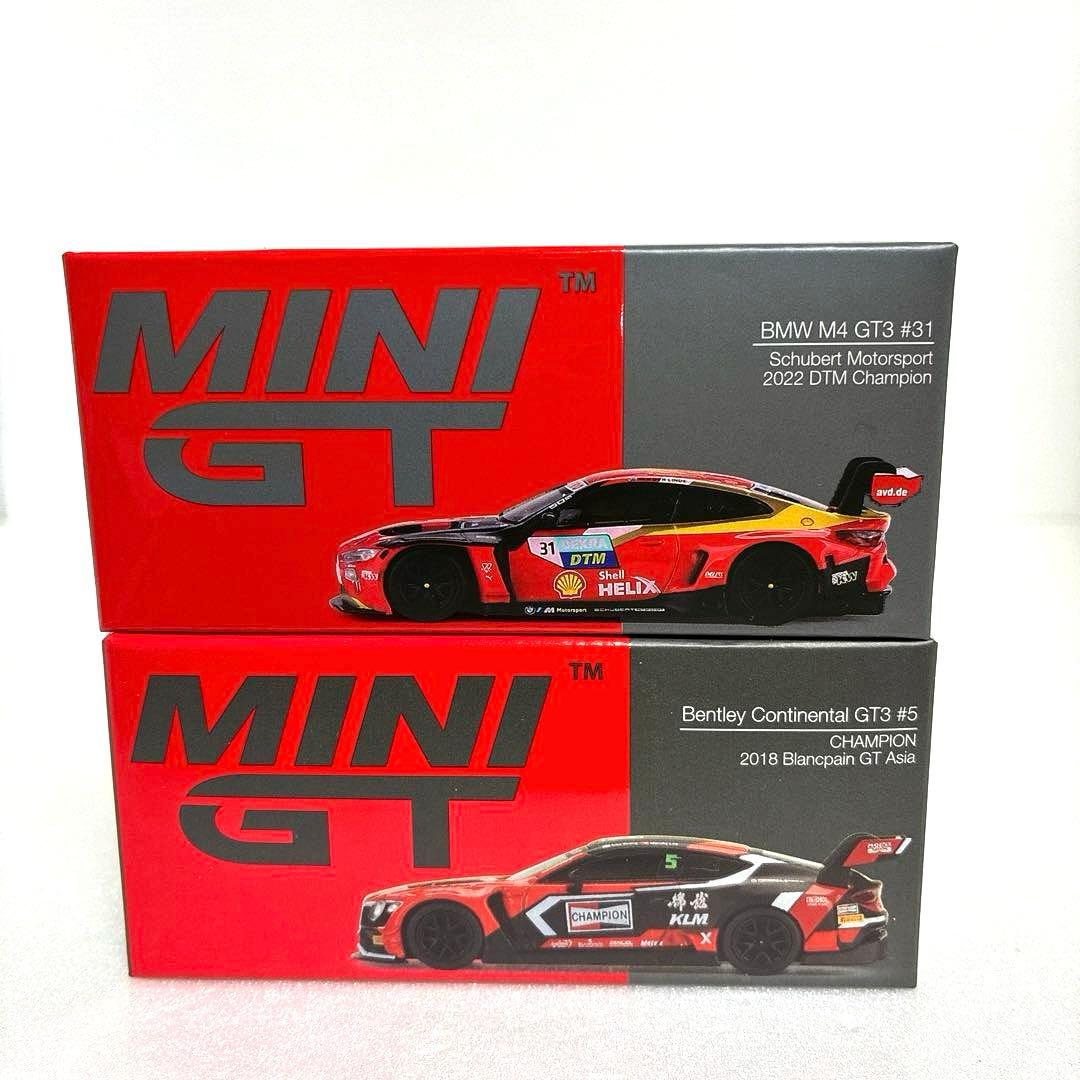 MINI GT  M4 GT3 & Bentley GT3 セット