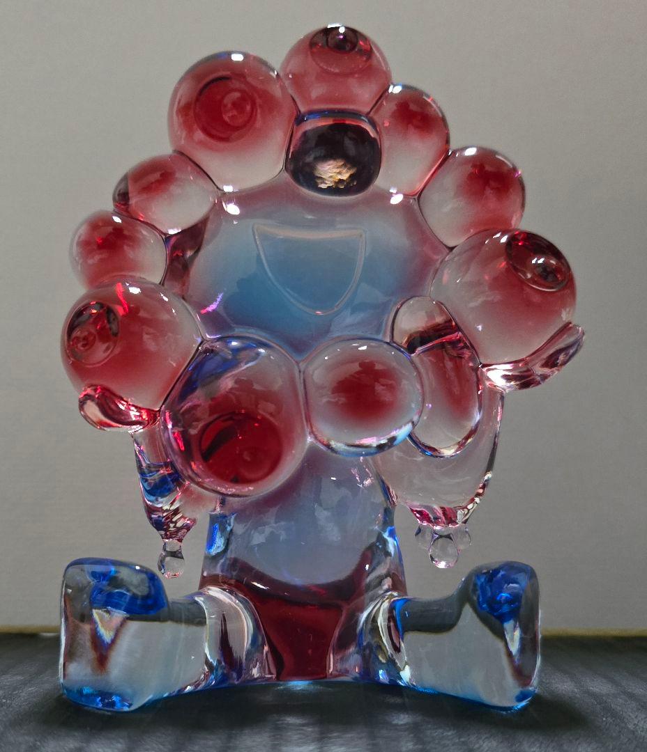 ミャクミャク　クリアフィギュア　レッド×ブルー　新品　大阪万博　expo