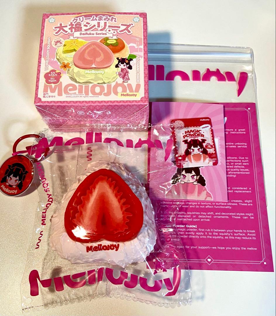 優*菜様 mellojoy メロジョイ スクイーズ 大福シリーズ ストロベリー