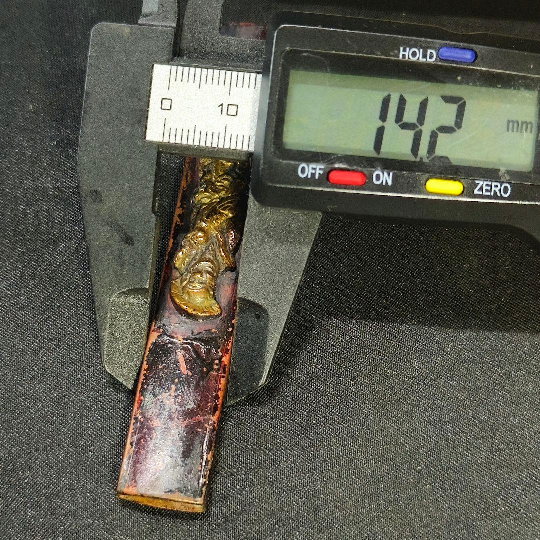 刀剣美術 小柄 南蛮人 江戸骨董 象嵌細工 古美術 蒐集家放出美品 旧家蔵出し