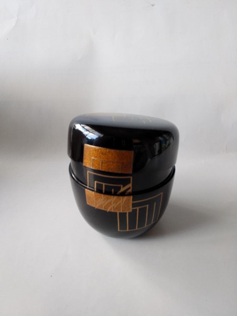 中村宗悦 作 源氏香図 中棗 共箱 共布 漆器 漆芸 抹茶 茶道具 新品 未使用