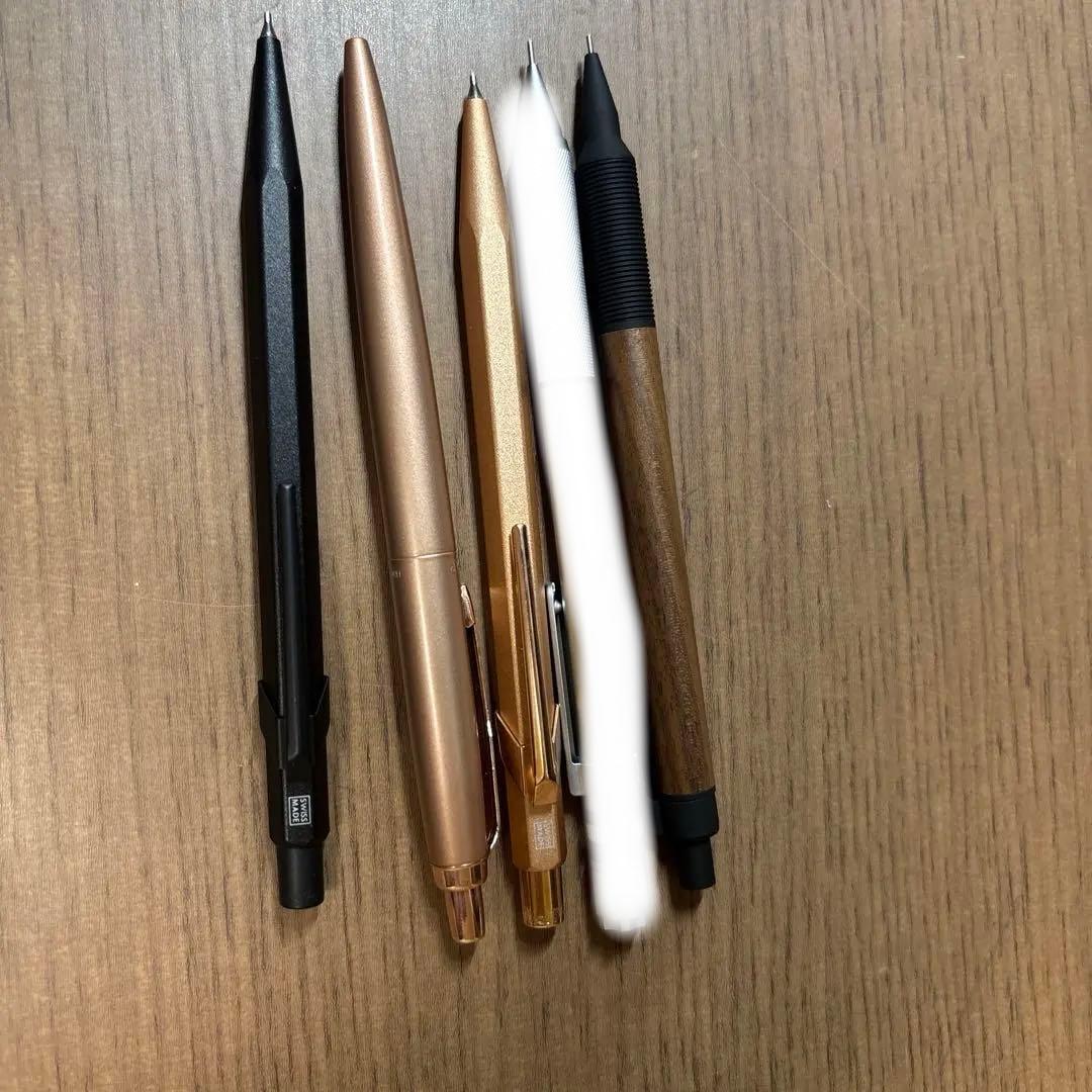 エバードロー黒 ステッドラーレグ カランダッシュピンク＆黒 パーカーピンク