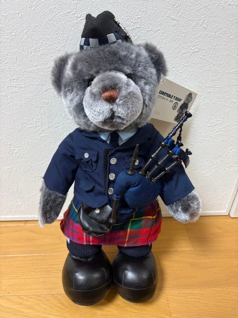 警察ぬいぐるみ　メルボルン　パイプバンドバージョン