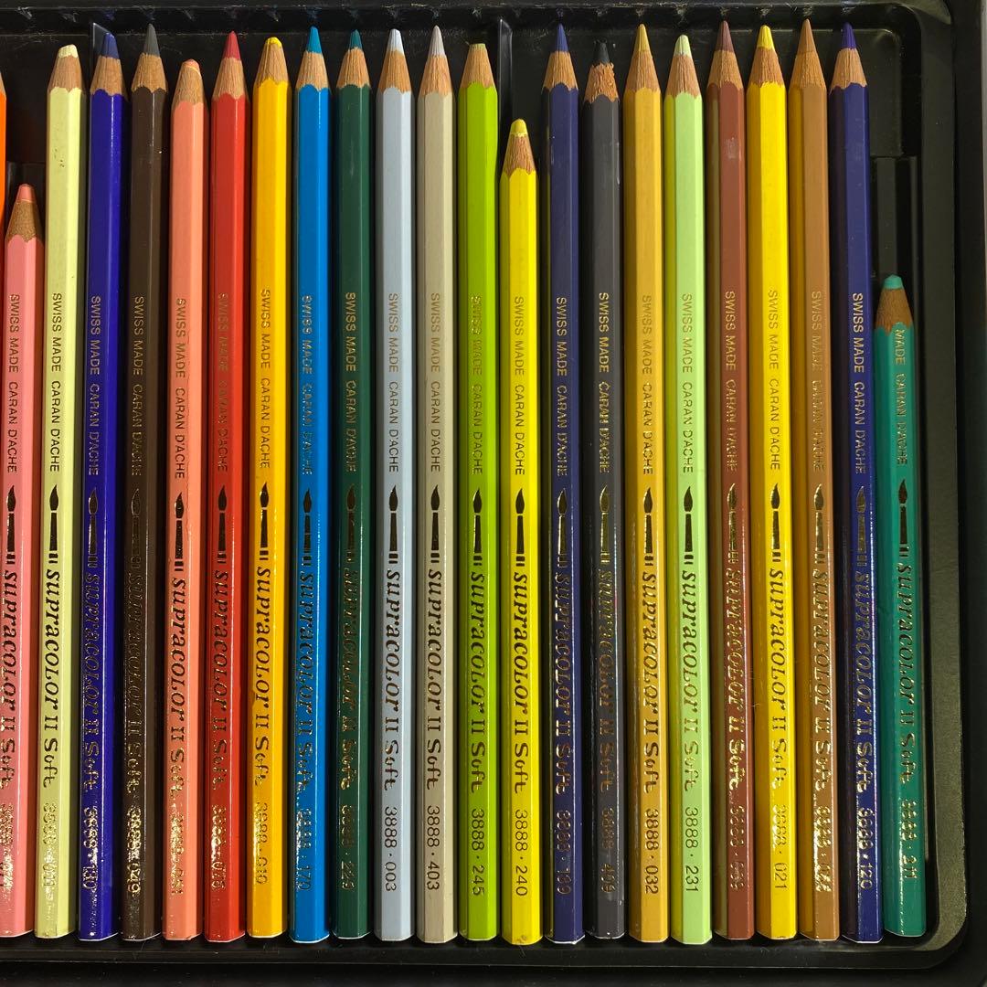 CARAN D'ACHE SUPRACOLOR Soft 80色