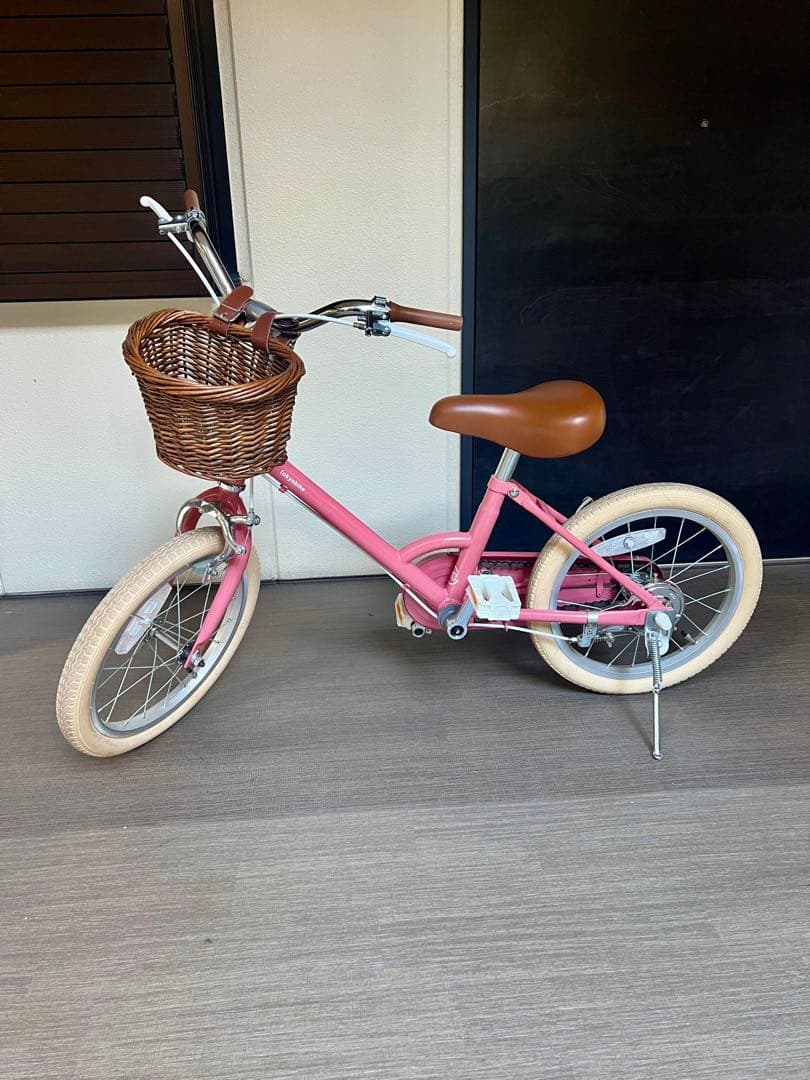 【美品】little tokyobike カラーモモ16インチ バスケット付き