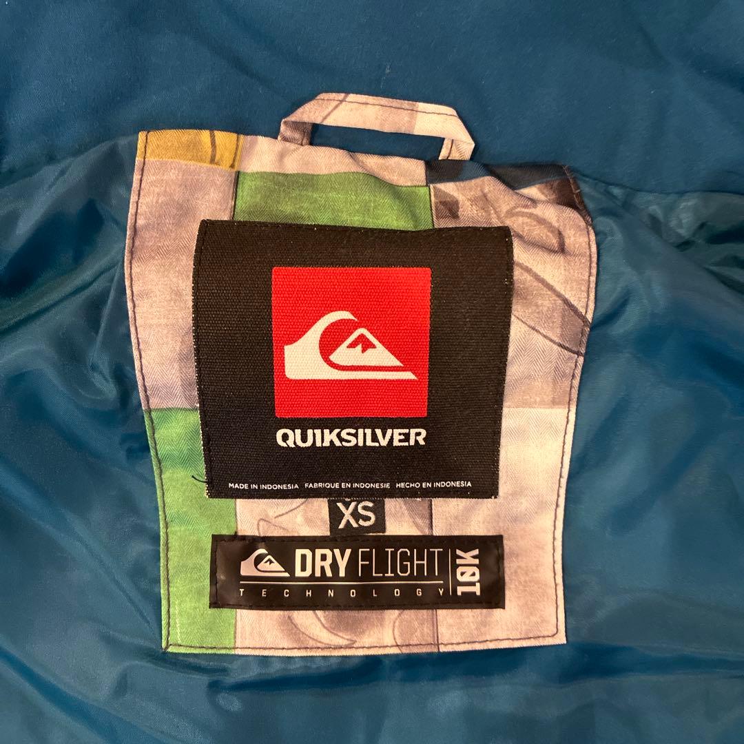 QUIKSILVER /スノーボードウェアXS / スクエア柄