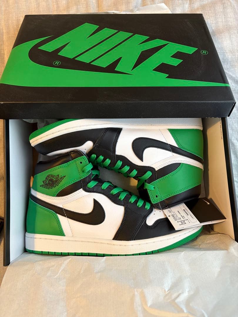 箱付新品未使用ナイキエアジョーダン1 RETRO HIGH OG celtics