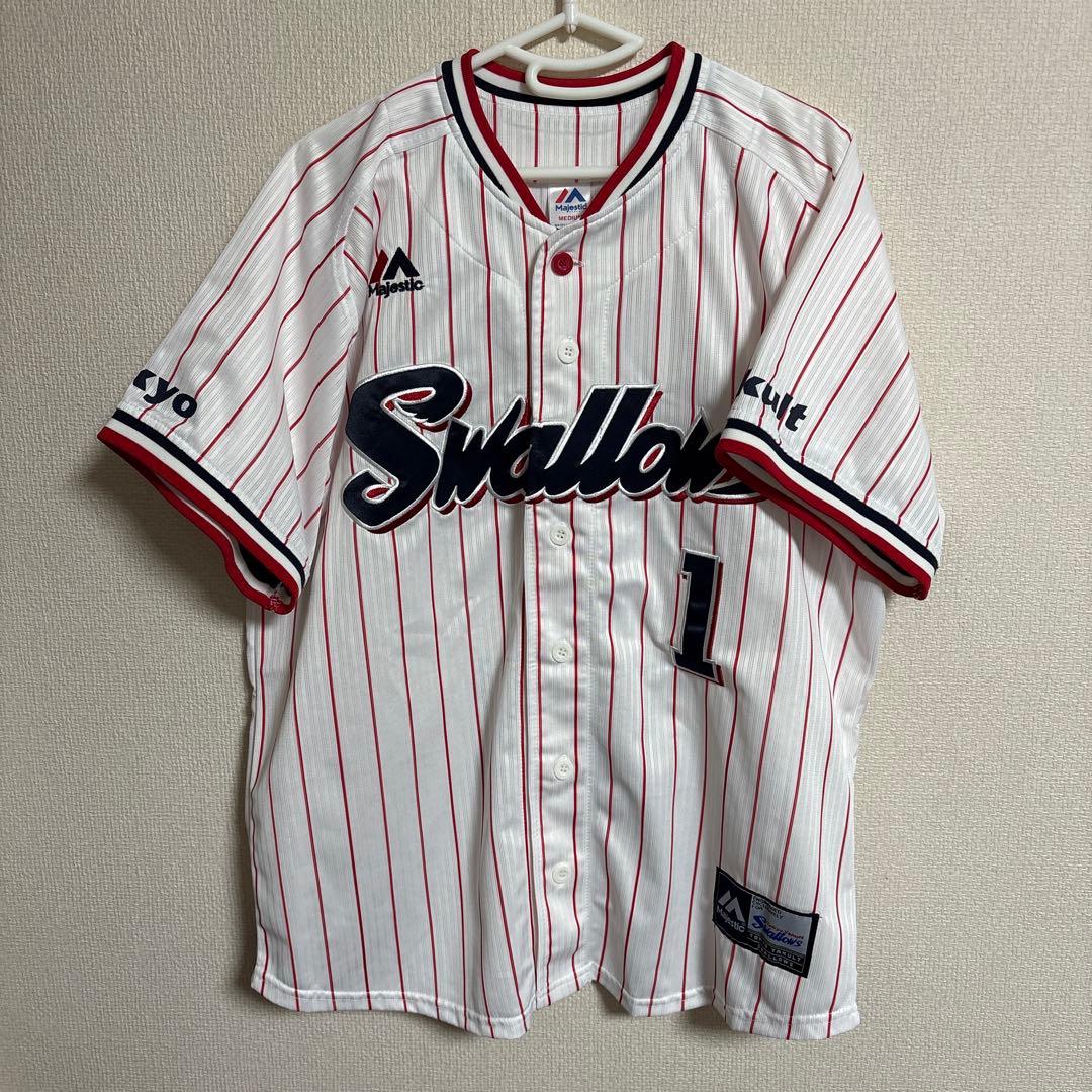 ヤクルトスワローズ　山田哲人　応援歌刺繍　ユニフォーム