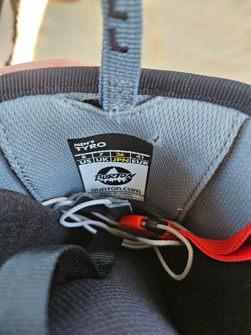 美品　Burton TYRO スノーボードブーツ 26.0cm