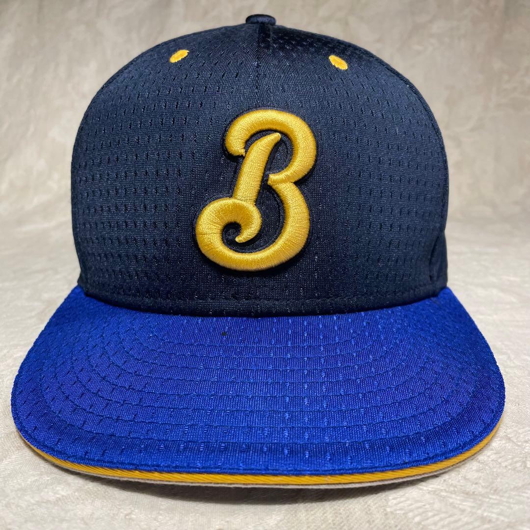 横浜ベイスターズ NEW ERA キャップ 旧ロゴ β ベータ 黒金 プロコレ