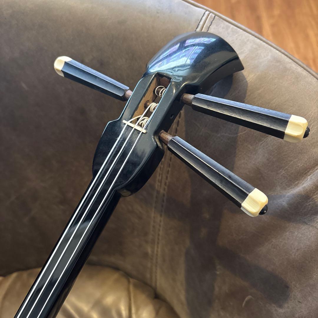 三線　本蛇皮　爪　音源機付き