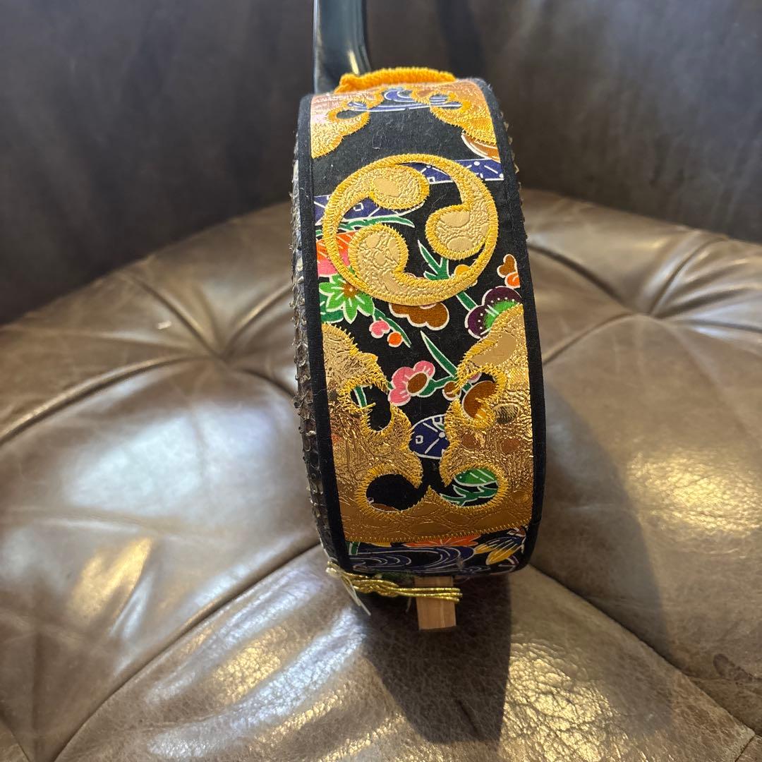 三線　本蛇皮　爪　音源機付き