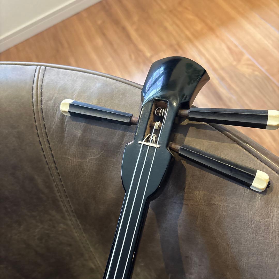 三線　本蛇皮　爪　音源機付き