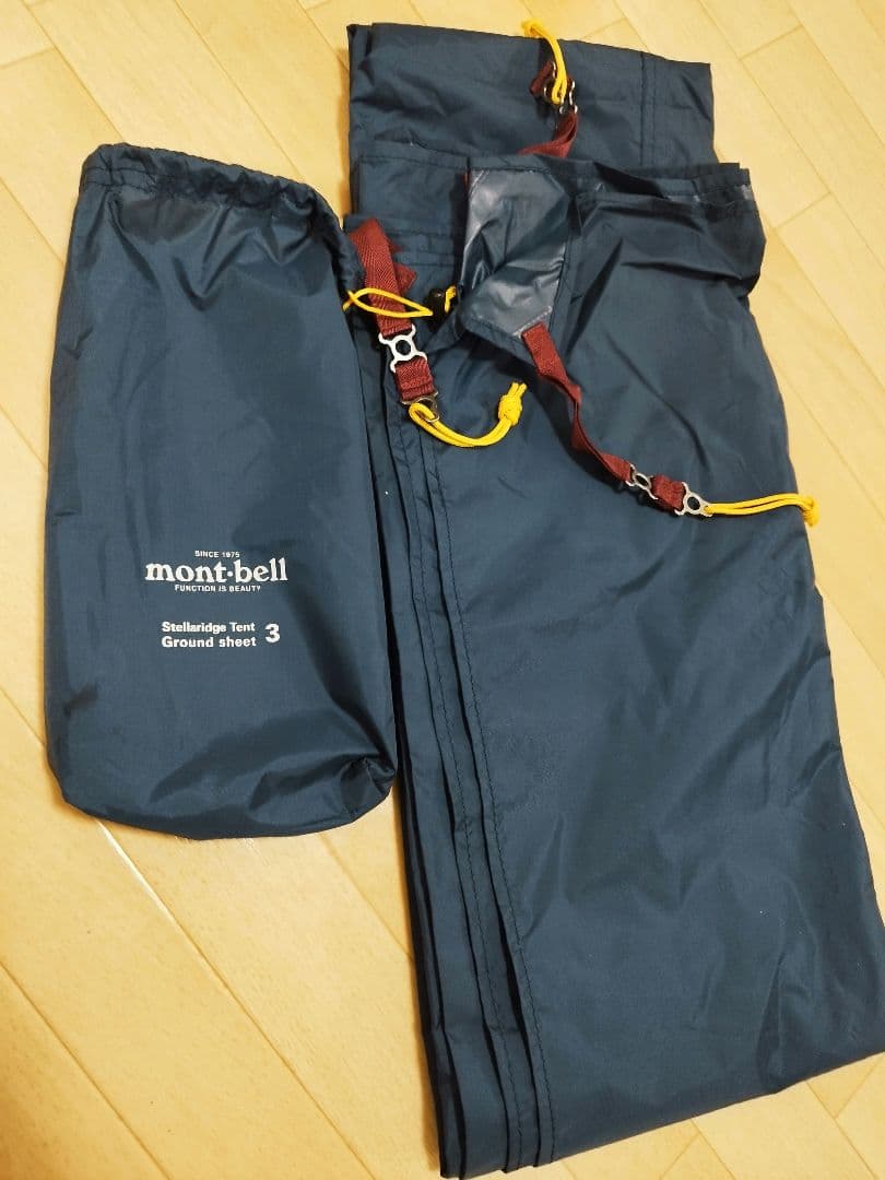 猫饅頭　mont-bell ステラリッジテント3　旧型　グランドシート