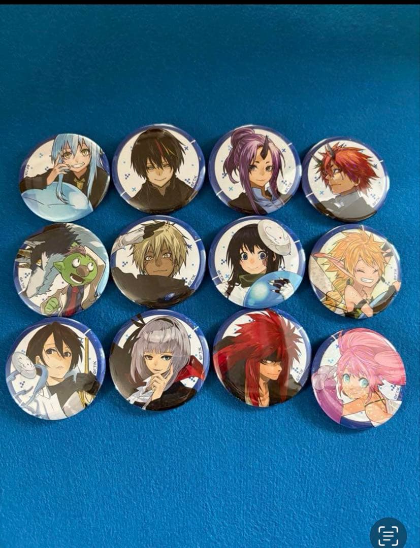 転生したらスライムだった件　缶バッジ　コンプリート